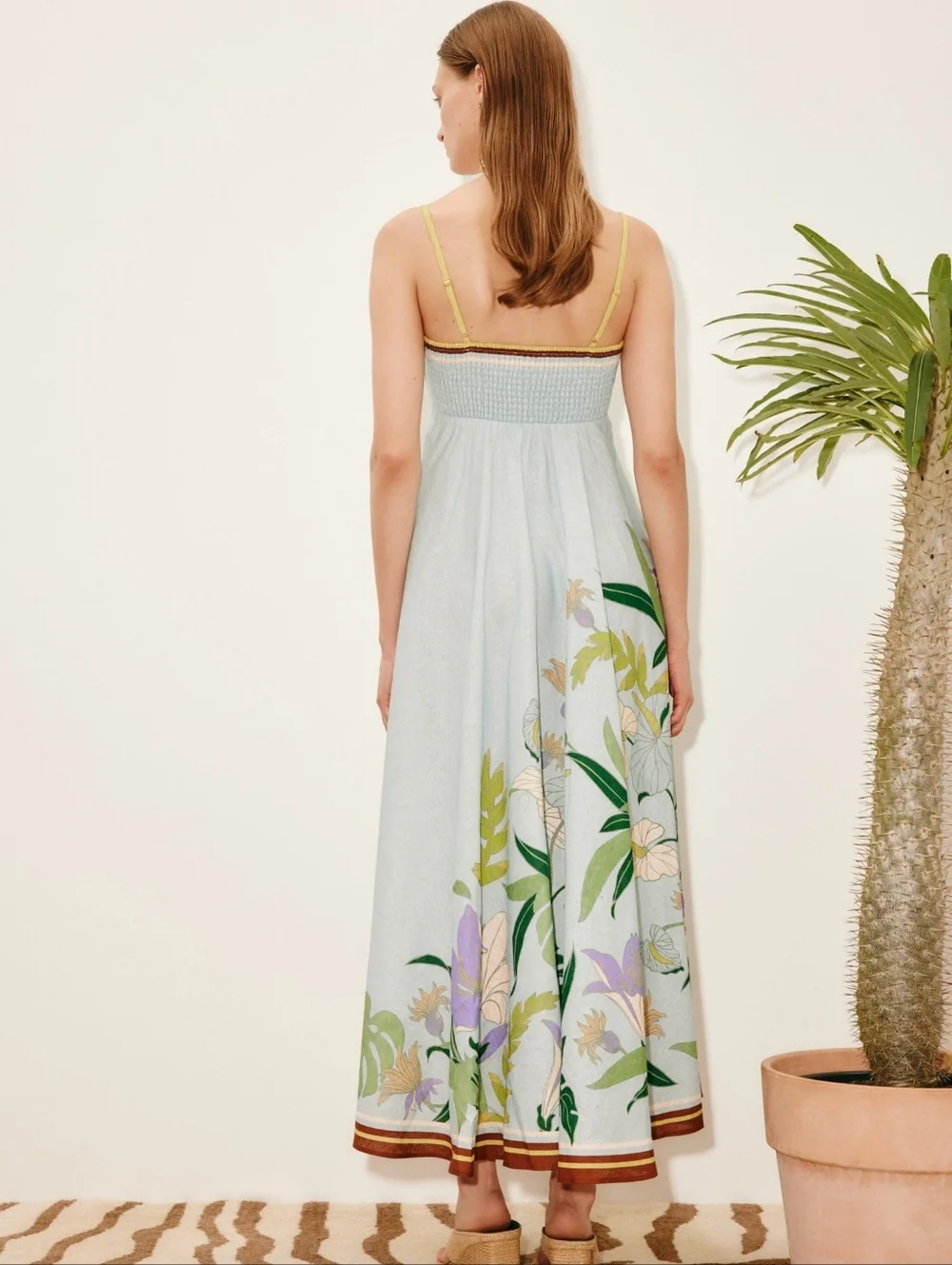 ALEMAIS Alfie Linen Sleeveless A-Line Sundress - Picture 3 of 9